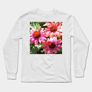 Bright Summer Vibe Flowers Long Sleeve T-Shirt